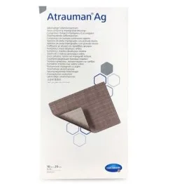 Pansament steril Atrauman Ag, 10 x 20 cm, 3 bucati, Hartmann