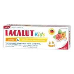 Pasta de dinti 2-6 ani Lacalut Kids, 55 ml, Theiss Naturwaren