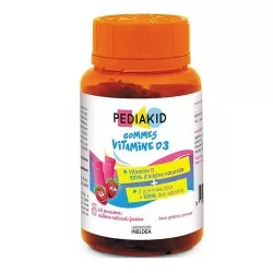 Gommes Vitamine D3, 60 capsule, Pediakid