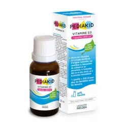 Picaturi Vitamin D3 200UI, 20ml, Pediakid