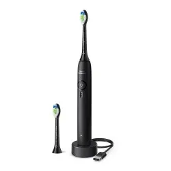 Periuta Electrica 3100 Sonicare HX4032/32, Negru+ 2 Rezerve, Philips