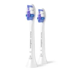 Rezerva Periuta Electrica Optiwhite Sensitive HX6052/87, 2 buc, Philips Sonicare