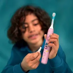 Periuta Electrica Kids Smart Roz HX6600/11 + 2 Rezerve, Philips Sonicare