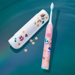 Periuta Electrica Kids Smart Roz HX6600/11 + 2 Rezerve, Philips Sonicare