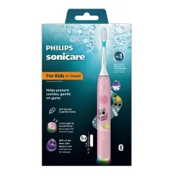 Periuta Electrica Kids Smart Roz + 2 Rezerve + Toc HX6600/41, Philips Sonicare