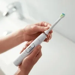 Periuta de Dinti Electrica ProtectiveClean 6100 Alb + Toc Transport Sonicare HX6877/28, Philips