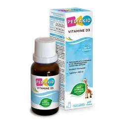 Picaturi Vitamin D3 200UI, 20ml, Pediakid