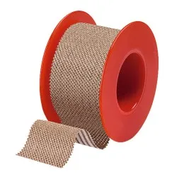 Plasture textil hipoalergen pe suport textil, 2.5cm x 5m, 1 bucata, Omniplast