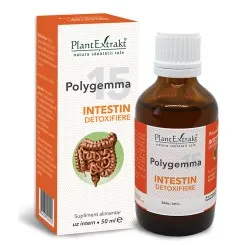 Polygemma 15, Intestin detoxifiere, 50 ml, Plant Extrakt