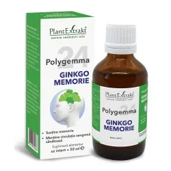 Polygemma 24 Ginkgo Memorie, 50 ml, Plant Extrakt