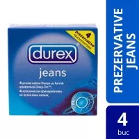 Prezervative Jeans, 4 bucati, Durex