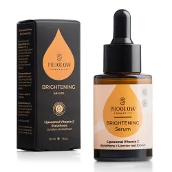 Ser antioxidant Brightening cu Vitamina C lipozomala si Glutation, 30ml, ProGlow
