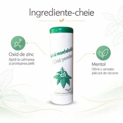Pudra mentolata, 75 g, Mebra