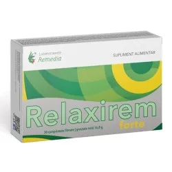 Relaxirem Forte, 30 comprimate filmate, Remedia