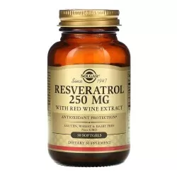 Resveratrol 250mg, 30 capsule moi, Solgar