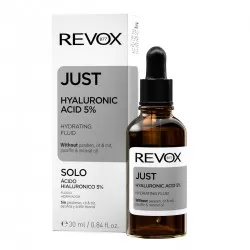 Fluid hidratant pentru ten cu acid hialuronic 5% Just, 30ml, Revox