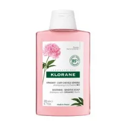 Sampon cu extract de bujor pentru scalp sensibil si iritat, 200 ml, Klorane