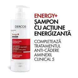 Sampon energizant impotriva caderii parului Dercos Aminexil, 400 ml, Vichy