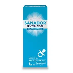 Sanador sirop pentru copii, 150 mg/5 ml, 100 ml, Laropharm