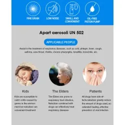 Aparat Aerosoli UN502, Sanitayaki