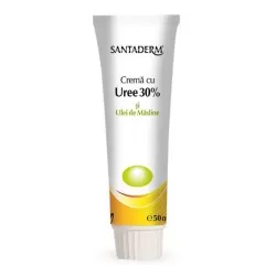 Crema cu uree 30% si ulei de masline Santaderm, 50 ml, Viva Pharma