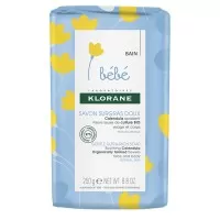 Klorane Bebe Sapun bogat hranitor cu extract de galbenele, 250gr