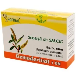 Scoarta de salcie Gemoderivat, 30 monodoze, Hofigal