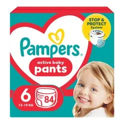 Scutece-chilotel Pampers Pants Marimea 6, 14 kg-19 kg, 84 bucati