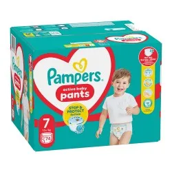 Scutece chilotel Pampers Pants Mega Box Marimea 7, 17+ kg, 74 bucati
