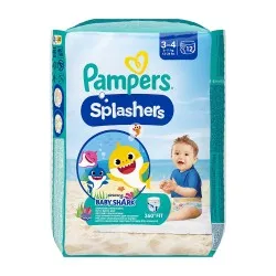 Scutece chilotel pentru apa, Marimea 3-4, 6-11kg, 12 bucati, Pampers