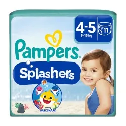 Scutece chilotel pentru apa Pampers Splash 4 Maxi, 9-15 kg, 11 bucati