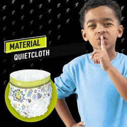 Scutece-chilotel pentru noapte Ninjamas pt Baietei 8-12 ani, 27-43 kg, 54 buc, Pampers