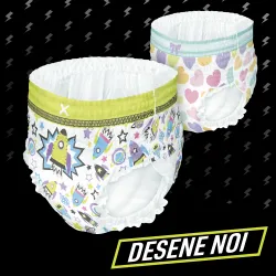 Scutece-chilotel pentru noapte Ninjamas pt Baietei 8-12 ani, 27-43 kg, 54 buc, Pampers