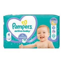 Scutece Pampers Active Baby Marimea 4, 9-14 kg, 46 buc