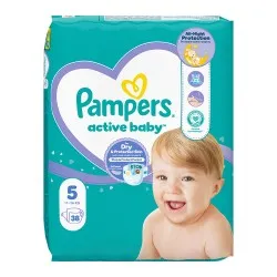 Scutece Pampers Active Baby Marimea 5, 11-16 kg, 38 buc