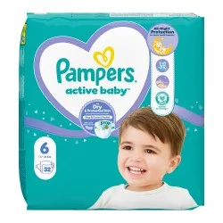 Scutece Pampers Active Baby Mărimea 6, 13-18kg, 32 buc
