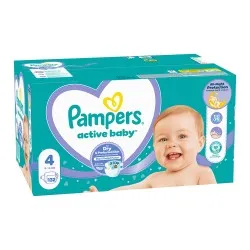 Scutece Pampers Active Baby Mega Box Marimea 4, 9-14 kg, 132 bucati