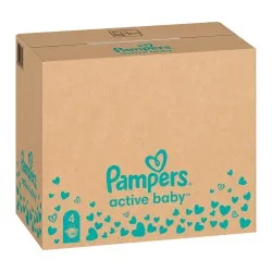 Scutece Pampers Active Baby XXL Box, Marimea 4, 9 -14 kg, 180 bucati