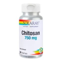 Chitosan 750 mg, 60 capsule vegetale, Secom