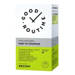 Mag-10 Complex Good Routine, 30 capsule vegetale, Secom