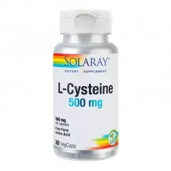 L-Cysteine 500 mg, 30 capsule vegetale, Secom