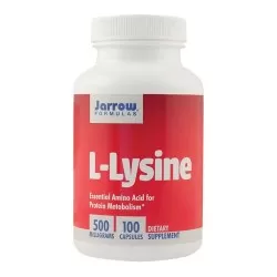 L-Lysine 500mg Jarrow Formulas, 100 capsule, Secom