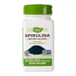 Secom Spirulina Micro-Algae 380 mg-capsule vegetale x 100