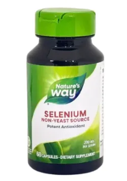 Selenium 200 mcg Nature's Way, 60 capsule, Secom