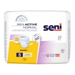 Chilot elastic absorbant Active Normal Small, 10 bucati, Seni