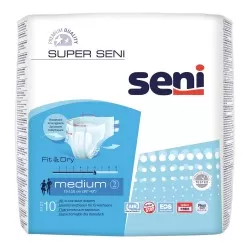 Scutece Standard Air Medium, 10 bucati, Seni