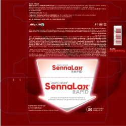 Sennalax Rapid, 20 comprimate, Biofarm