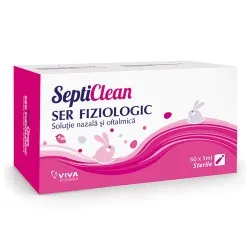 SeptiClean Ser Fiziologic 5ml, 60 monodoze ,Viva Pharma