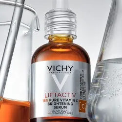 Serum cu 16% Vitamina C Pură cu Efect de Luminozitate Liftactiv, 20 ml, Vichy