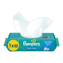 Servetele umede Pampers Fresh Clean, 1 pachet, 52 bucati